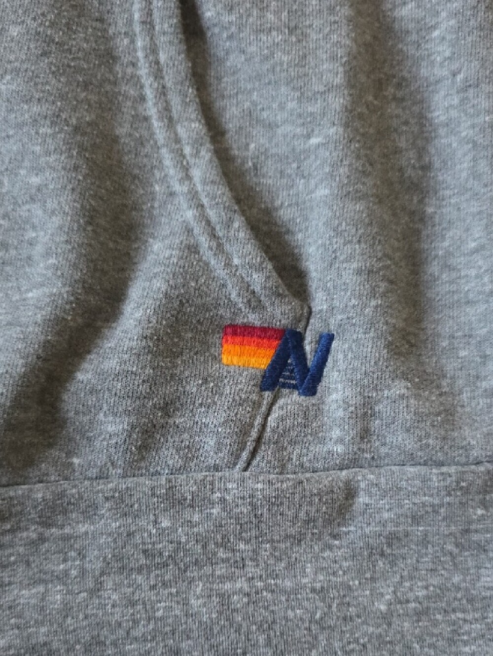 Aviator Nation Gray Zip-Up 5-Stripe Hoodie - Picture 4 of 13